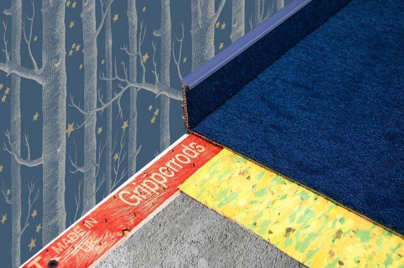 Плинтус для ковролина "Korner" Listwa синий (2500*13,8*50 мм) — купить в Туле