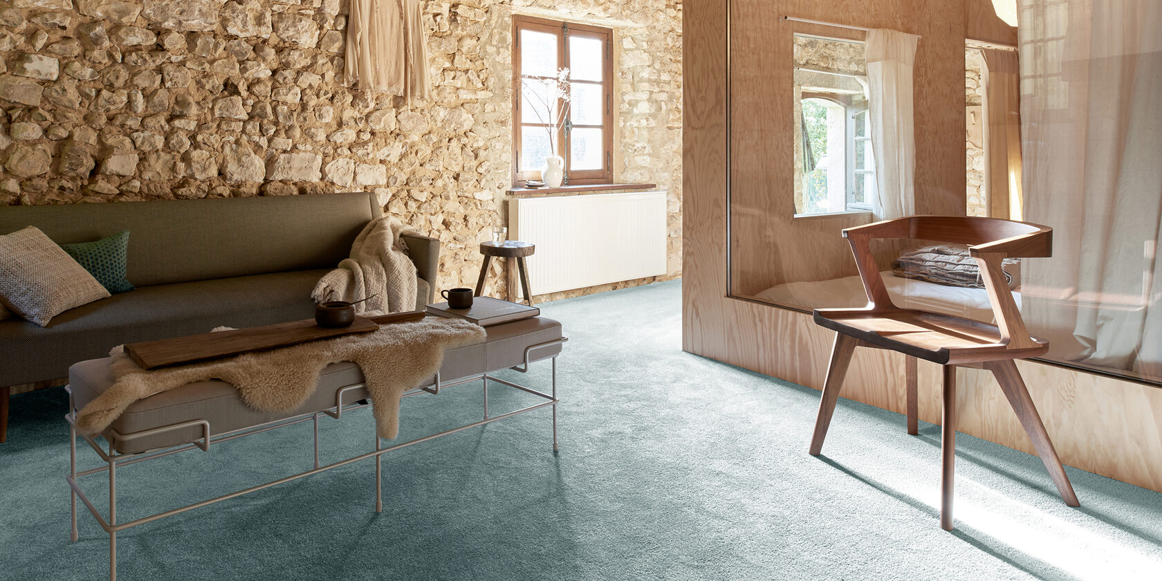 Ковровое покрытие "Bonkeel" Ganges 74 (ширина 1м/3м/4м) — купить в Туле