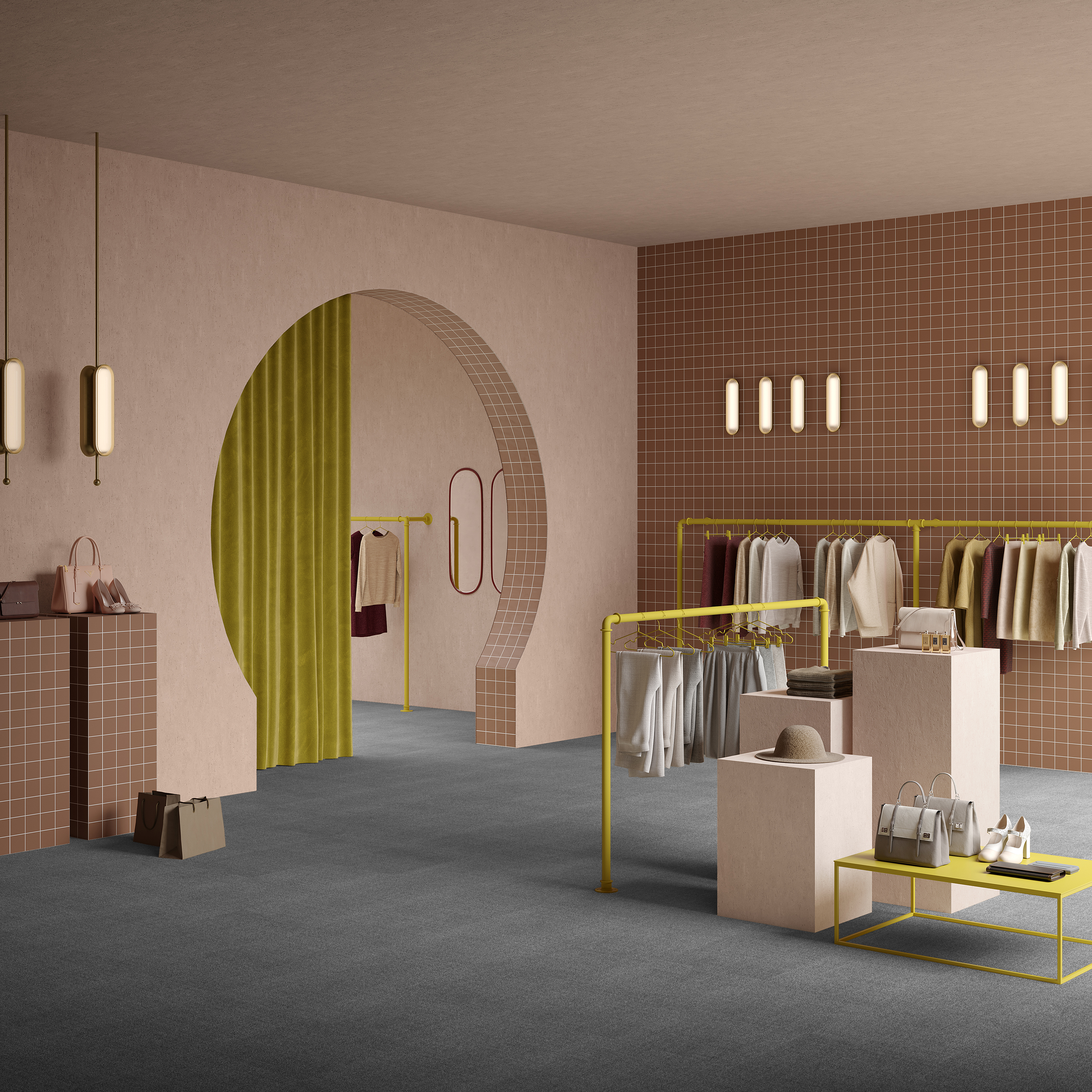 Ковровая плитка Mantra Tile 97 (500*500*6 мм) — купить в Туле