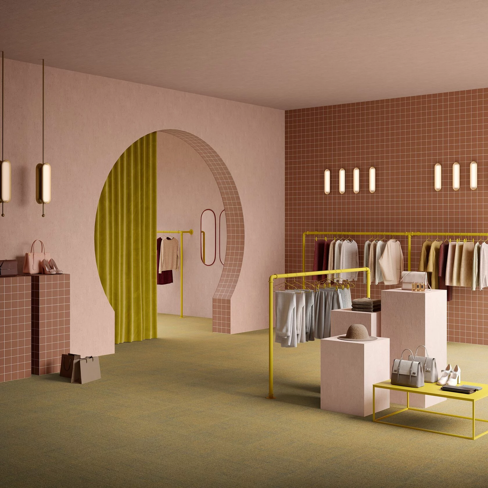 Ковровая плитка Mantra Tile 94 (500*500*6 мм) — купить в Туле