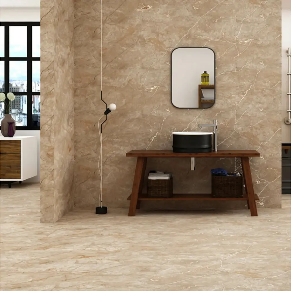 Керамогранит "Sonex" Mostaco natural карвинг 60x120см цвет светло-коричневый с прожилками — купить в Туле