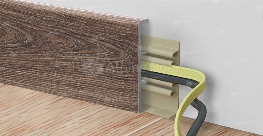 Напольный плинтус Rico Concept 80 Дуб фисташковый (2200*20*80 мм) — купить в Туле