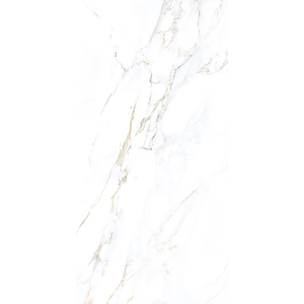 Керамогранит "Sonex" Calacutta cRema Glossy полированный 60x120 см 1.44 м2 цвет белый с бежевыми прожилками — купить в Туле