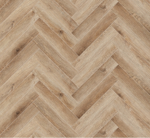 Виниловый ламинат SPC "Cronafloor" Herringbone Дуб Монпелье (640*128*4,5 мм) — купить в Туле