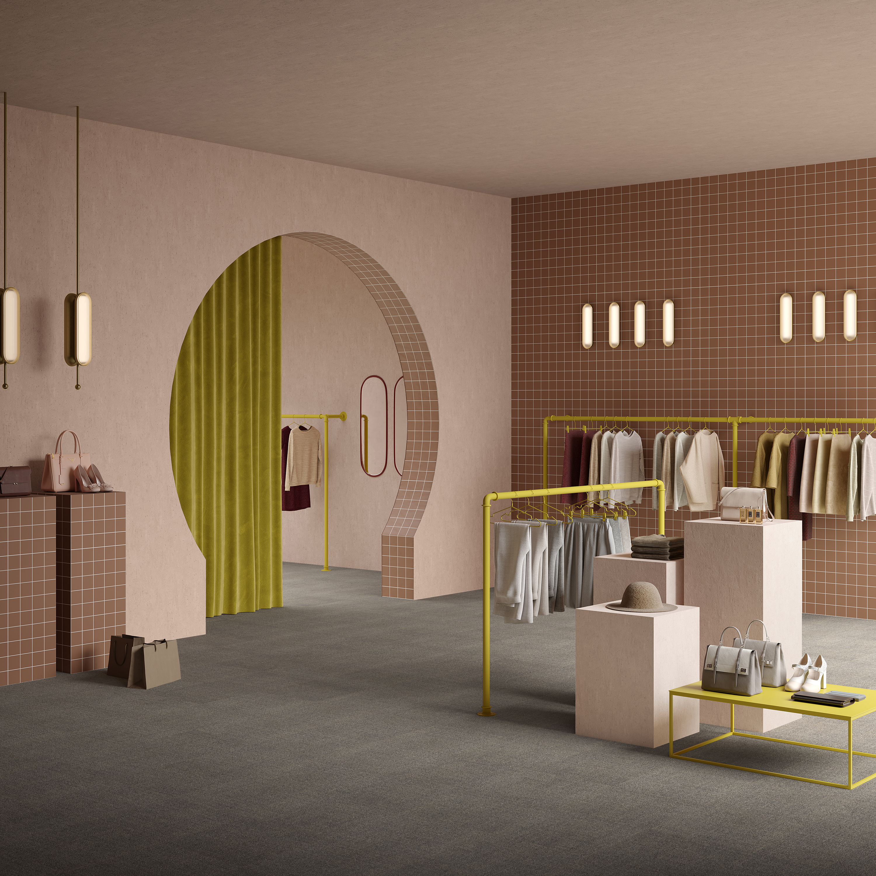 Ковровая плитка Mantra Tile 94 (500*500*6 мм) — купить в Туле