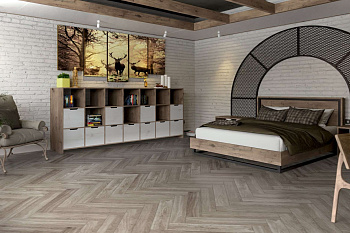 Инженерный паркет «Damy Floor» Скандинавский (укладка елочкой) — фото и характеристики